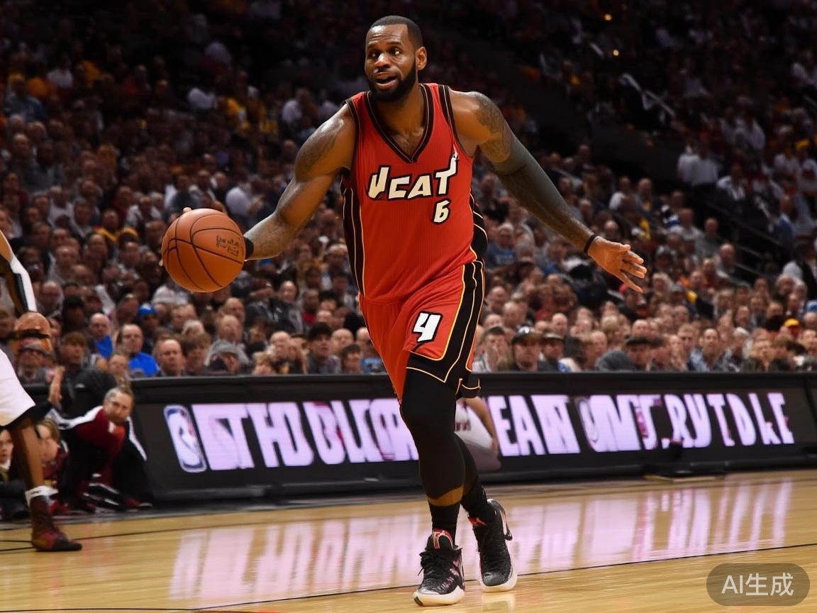 勒布朗·詹姆斯：作为NBA历史上的巨星之一，詹姆斯